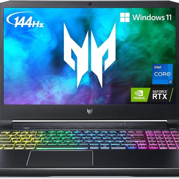 ايسر لابتوب العاب بريداتور هيليوس 300، شاشة 15.6 انش IPS FHD، انتل كور i7-11800H، ذاكرة RAM 16GB DDR4 SDRAM، 512GB NVMe SSD، نفيديا جيفورس GTX 3060، كيبورد RGB، ويندوز 10 هوم