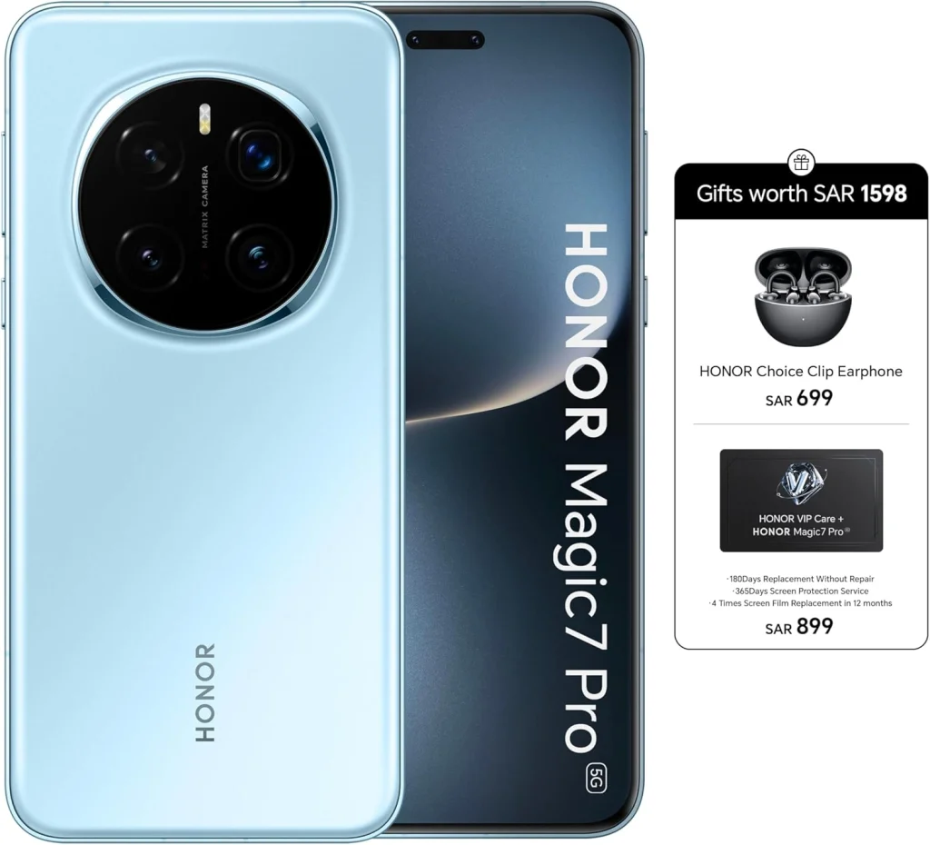 Magic7 Pro 12GB RAM 512GB Dual SIM 5G, Breeze Blue with - Middle East Version