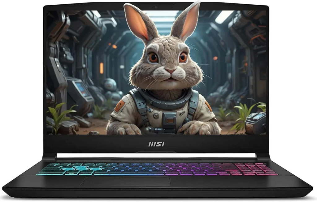 MSI لابتوب العاب كاتانا 15 بمعالج AMD رايزن 9 8945HS وذاكرة RAM DDR5 سعة 64GB وSSD PCle 2TB وشاشة FHD 15.6 انش (1920x1080)، انفيديا جي فورس RTX 4070، W11 هوم