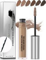 ماسكارا حواجب سائلة مقاومة للماء وتدوم طويلا ومقاومة للتلطخ مع فرشاة حلاقة للحواجب - 03 بني