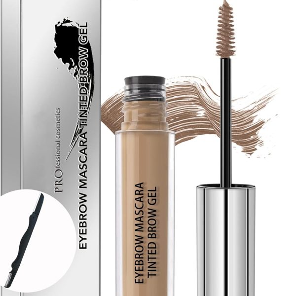ماسكارا حواجب سائلة مقاومة للماء وتدوم طويلا ومقاومة للتلطخ مع فرشاة حلاقة للحواجب - 03 بني