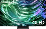 تلفزيون ذكي من سامسونج ، كبير OLED S90D 77 بوصة 2024 معالج NQ4 AI الجيل الثاني HDR+ نظام تشغيل تايزن أسود جرافيت QA77S90DAEXSA