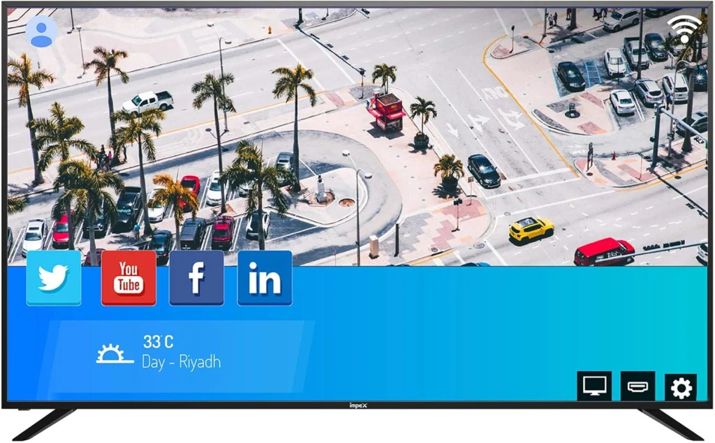 Impex 75 Inch 4K Ultra HD Smart LED TV - GLORIA 75 UHD SMART