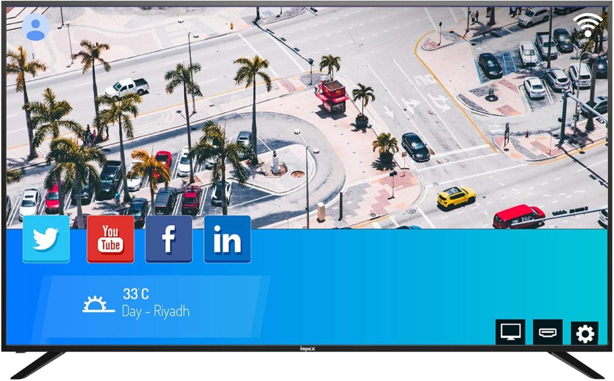 Impex 75 Inch 4K Ultra HD Smart LED TV - GLORIA 75 UHD SMART