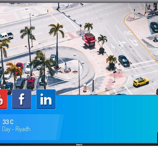 Impex 75 Inch 4K Ultra HD Smart LED TV - GLORIA 75 UHD SMART