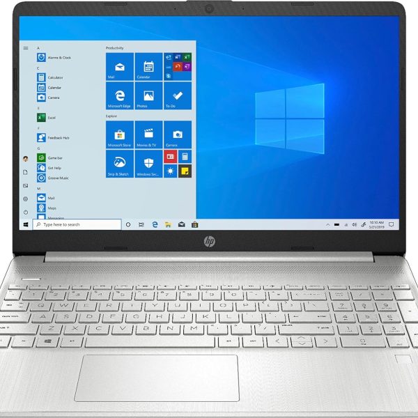 لابتوب اتش بي مقاس 15.6 انش FHD (1920 x 1080)، انتل كور i5-1135G7، ذاكرة RAM 8G، وSSD بسعة 256G، ونظام تشغيل ويندوز 10 هوم، لون فضي طبيعي