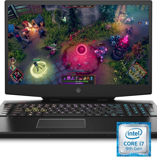 كمبيوتر محمول من اتش بي اومن اومن 2019 17 انتل كور الجيل التاسع i7 9750H ذاكرة رام 16 غيغابايت ويندوز 10 هوم