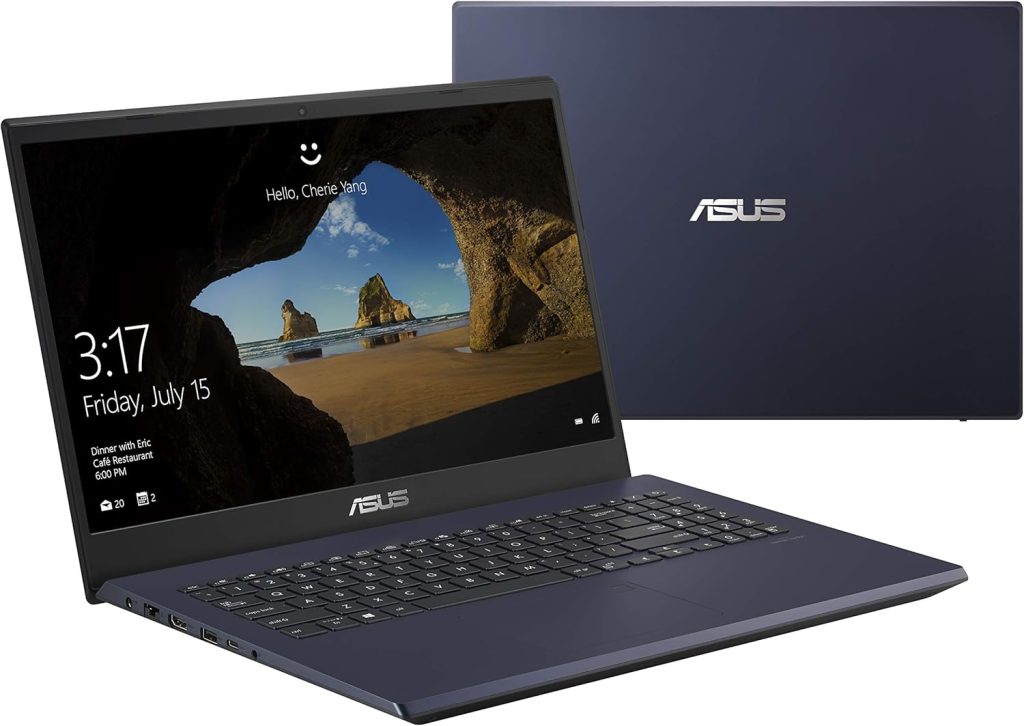 لابتوب اسوس فيفو بوك K571GT للعب والعمل/معالج انتل i7-9750H بـ6 نوي/ذاكرة RAM‏16GB/‏SSD ‏256GB+قرص صلب 1TB/شاشة FHD ‏15.6 1920x1080/انفيديا جي تي اكس 1650/بصمة/واي فاي/بلوتوث/كاميرا ويب/ويندوز 10 هوم