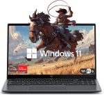 لابتوب العاب ايه ام دي رايزن 7-5825U 15.6 انش IPS 16GB DDR4 512GB NVMe SSD باضاءة خلفية وكيبورد رقمي وواي فاي 6 وHDMI وUSB-C وUSB 3.2 وTRRS وكاميرا ويب وويندوز ولابتوب للاعمال من ايس ماجيك