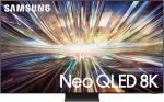 شاشة نيو من سامسونج 65 بوصة 8K بالذكاء الاصطناعي QLED HDR لتحسين جودة الصورة ومعالج NQ8 AI الجيل الثاني، كوانتوم ماتريكس، نظام تشغيل سامسونج تايزن، أسود جرافيت (2024، إصدار السعودية) QA65QN800DUXSA