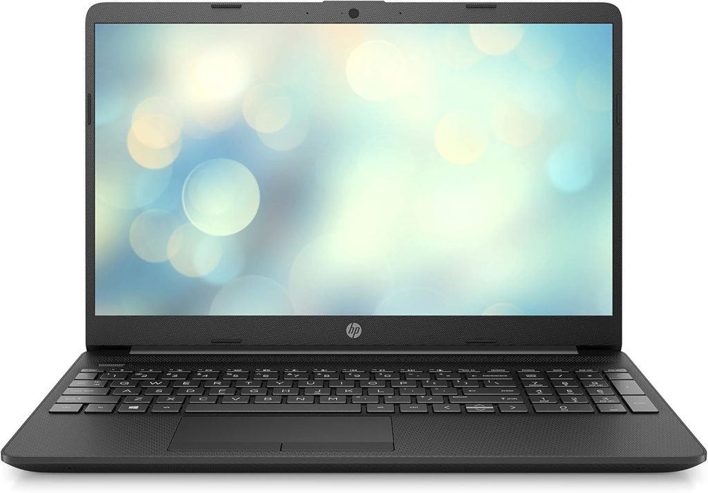 HP لابتوب 15-dw3029nx شاشة 15.6 انش HD كور i5 الجيل 11 ذاكرة رام 8 جيجا هارد SSD 256 انفيديا جيفورس MX350 2 DDR5 مخصصة فري دوس اسود قاتم كيبورد انجليزي/عربي