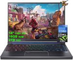 ايسر لابتوب العاب بريداتور تريتون 300 SE 14 14 انش FHD+ IPS 165Hz انتل 14-كور i7-12700H 16GB RAM 2TB SSD جيفورس RTX 3060 6GB RGB اضاءة خلفية بصمة الاصبع ثاندربولت ويندوز 11 اسود + كيبل HDMI