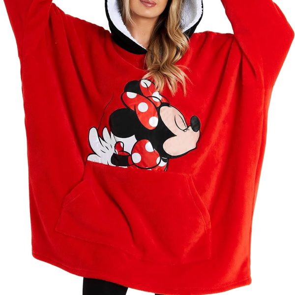 Disney bergroe Kapuzenpullover Damen Hoodie Decke Mdchen Teenager Herren
