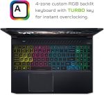⁦ايسر لابتوب العاب بريداتور هيليوس 300، انتل i7-10750H، انفيديا جيفورس RTX 2070 ماكس-كيو 8GB، شاشة 15.6 انش FHD 240Hz 3ms IPS، 16GB ثنائي القناة DDR4، 512GB NVMe SSD، واي فاي 6، كيبورد RGB،⁩ - الصورة ⁦7⁩