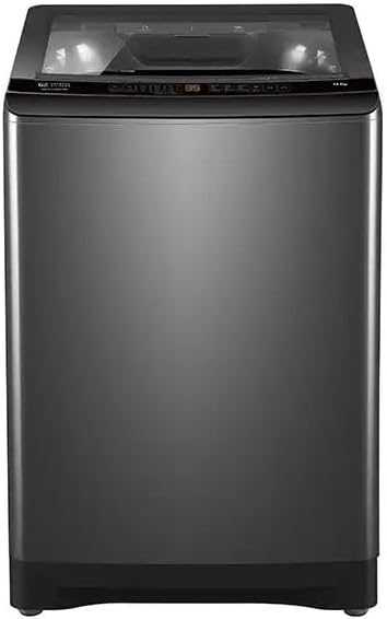 GSTL14X27SH جنرال سوبريم غسالة اوتوماتيك تعبئه علوية 14 كيلو، 9 برنامج , فضي غامق, GSTL14X27SH