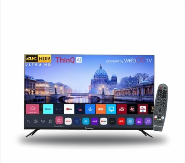 دانسات تلفزيون ذكي 55 بوصة، شاشة QLED 4K، نظام تشغيل ويب او اس، بلوتوث، حامل يثبت على الحائط، جهاز تحكم عن بعد سحري DTD55QLED60HZ