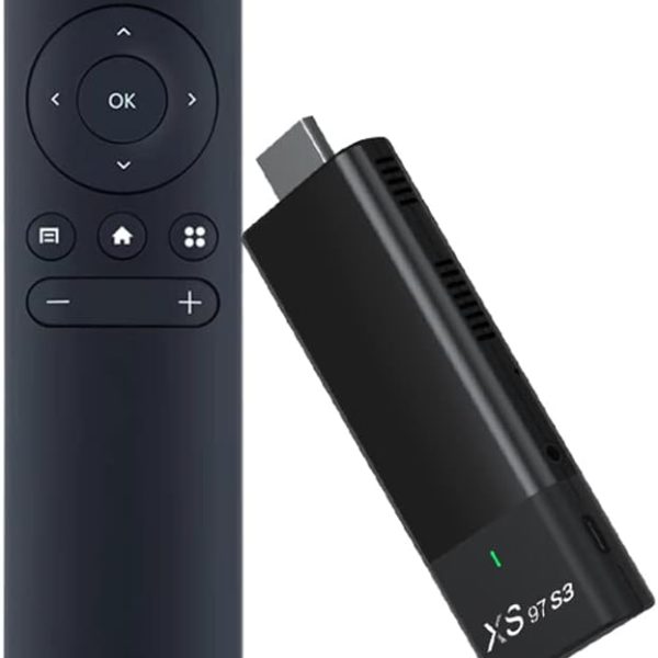 ايكام تي في ستيك لنظام اندرويد 10.0 سمارت بوكس ومشغل وسائط بث 4K يدعم HDR مع جهاز تحكم عن بعد ذاكرة RAM 1GB + روم 8GB