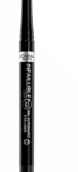 L’Oréal Paris Gel Eyeliner, Intense Long-lasting Colour, Semi Permanent, Infallible Grip 36H Gel Automatic Eyeliner, Intense Black 1 ml (Pack of 1)