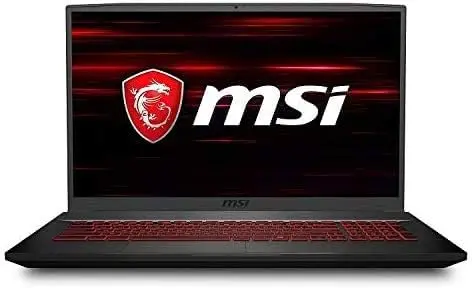 لابتوب العاب رفيع اصدار 2020 من ام اس اي GF75: كور i5-10300H جيل عاشر، وسيط تخزين ذو حالة ثابتة 512 جيجا، شاشة 17.3 بوصة فل اتش دي 120 هرتز، نفيديا جي تي اكس 1650، رام 8 جيجا