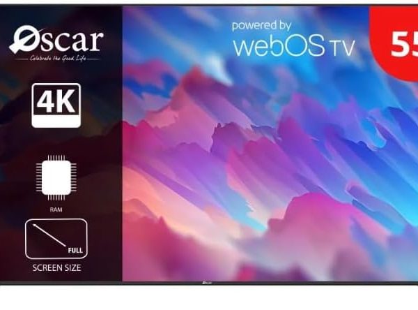تلفزيون ذكي 55 بوصة بدقة 4 كيه من اوسكار، نظام تشغيل ويب او اس، شاشة QLED، موديل OS55QLEDW
