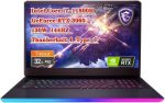 لابتوب GE76 رايدر العاب ام اس اي GE76 رايدر كور i7,11800H جيفورس RTX 3060 130W شاشة 17.3 انش FHD 144Hz، ثاندربولت 4 نوع C وواي فاي 6 و 32 وSSD NVMe 2TB، ويندوز 10، مع بطاقة SD 32 , 32 GB DDR 4