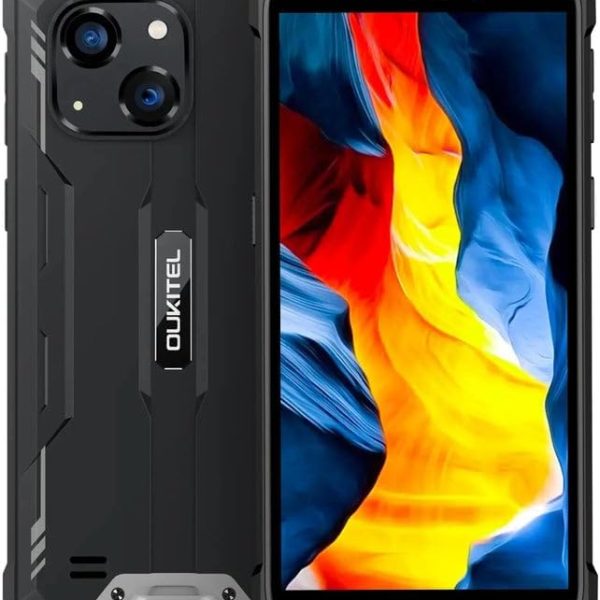 اوكتيل هاتف WP32 متين اسود 4GB RAM 128GB 4G LTE