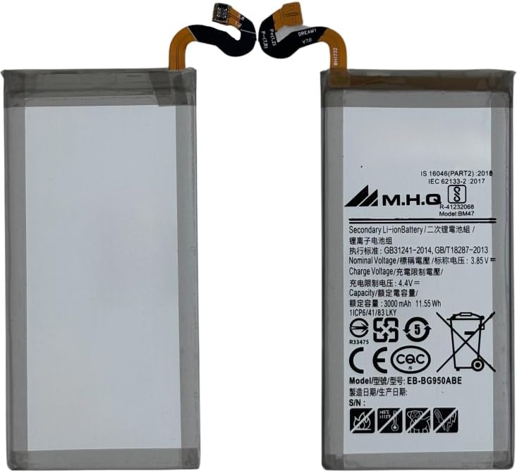 M.H.Q Battery Compatible With Sam S8 Smg950 Ebbg950Abe Battery