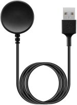 شاحن ساعة جالكسي USB C للشحن السريع لساعة جالكسي 6 كلاسيك/6/5 برو/5/4/4 كلاسيك/3/اكتيف 2/اكتيف 1، قاعدة شاحن ساعة جالكسي لاسلكية مغناطيسية مع سلك كابل نوع سي بطول 3 قدم (USB)
