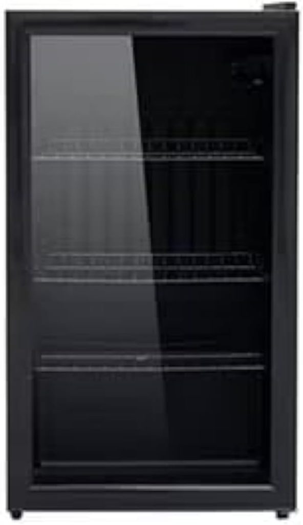Dansat Glass Door Display Refrigerator 90.0 L D190Sc Black