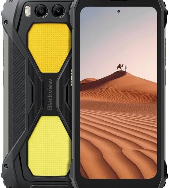 هاتف بلاك فيو BV7300 المتين 6GB+256GB، IP68/IP69K/MIL-STD-810H، 6.66 انش اندرويد 14 بطارية 5000mAh، شحن سريع 45 واط، شبكة: 4G، او تي جي (اسود)
