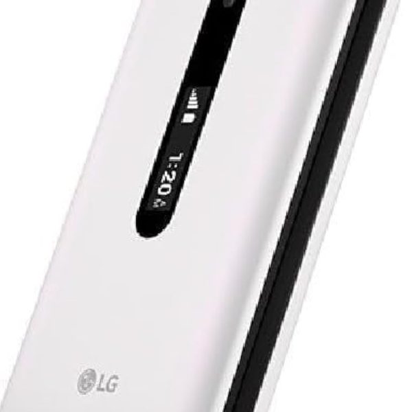 LG هاتف ال جي فولدر 2 قابل للطي ابيض سعة تخزين 8 جيجابايت - مجلد