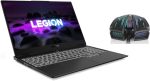 لابتوب لينوفو ليجن سليم 7 شاشة 15.6 انش FHD 165Hz رايزن 7 5800H يصل الى 4.4GHz و16 2TB SSD RTX 3060 6 اضاءة R ويندوز 11 اسود مع ماوس ب 16 GB د ار4 ، انتل