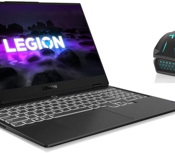 لابتوب لينوفو ليجن سليم 7 شاشة 15.6 انش FHD 165Hz رايزن 7 5800H يصل الى 4.4GHz و16 2TB SSD RTX 3060 6 اضاءة R ويندوز 11 اسود مع ماوس ب 16 GB د ار4 ، انتل