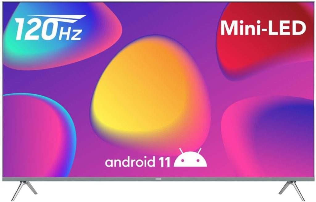 هام تلفزيون سمارت - 65 بوصة - UHD - 4K - اندرويد - Hm4K65S11Tnd، أسود