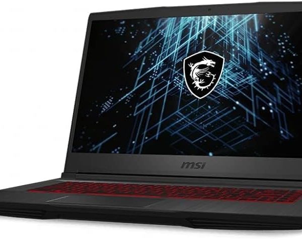 MSI لابتوب العاب GF65 رفيع 10UE 2021: شاشة IPS 15.6 انش 144 هرتز، انتل الجيل العاشر i5-10500H، انفيديا جيفورس RTX3060، 512GB SSD، ذاكرة 8GB، اسود