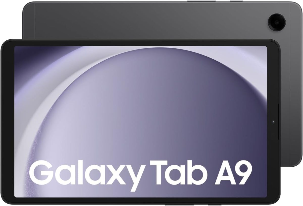 Samsung Galaxy Tab A9 WiFi Android Tablet, 4GB RAM, 64GB Storage, Graphite (KSA Version)