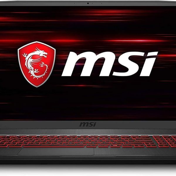 MSI لابتوب GF75 للالعاب بشاشة 17.3 انش ومعالج انتل كور i7-9750H وذاكرة RAM 8GB وSSD 512GB و120Hz GTX 1660 Ti الومنيوم اسود
