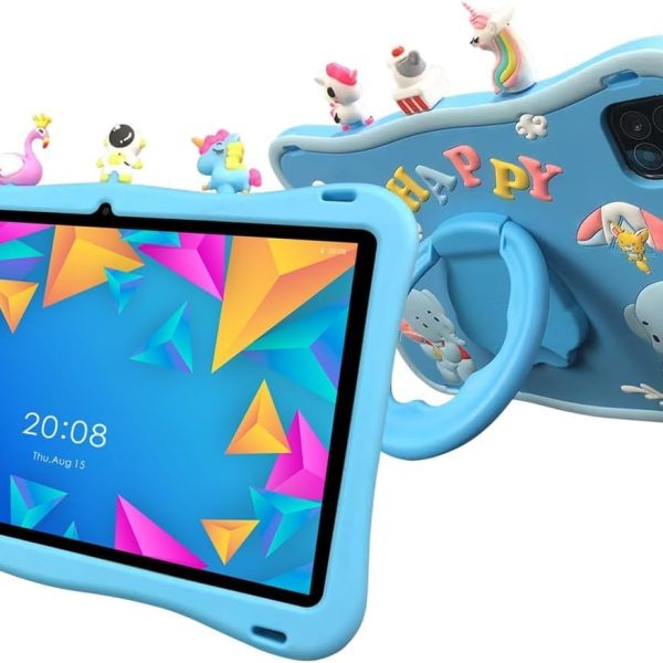 تابلت اوتيتو تاب للاطفال 10.1 انش IPS LCD، ذاكرة RAM 6GB، تخزين 128GB، بطارية 8000mAh، كاميرا امامية 5MP وخلفية 8MP، اندرويد 13 (ازرق)