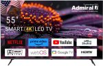 شاشة ادميرال سمارت LED، مقاس 55 انش، دقة 4K، واي فاي، ولبي اتموس، نظام تشغيل ويب او اس - ADL55UWOSAC
