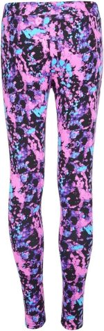 ⁦ELLE Girl's ELL0541D12 Butterfly Aop Leggings Violet⁩ - الصورة ⁦2⁩
