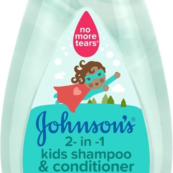 Johnson's Baby 2-in-1 Kids Shampoo & Conditioner, 500ml