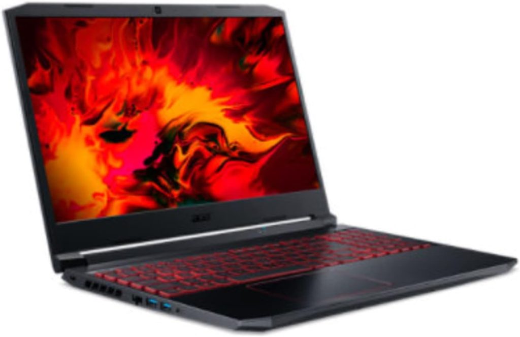 لابتوب ايسر نيترو 5 15 AN515-55 شاشة 15.6 بوصة 1920×1080 FHD كور i5-10300H وهارد SSD 1TB ذاكرة RAM 16GB وبطاقة نفيديا جيفورس GTX 1650 Ti رباعي النواة بتردد 4.5GHz ذاكرة GDDR54GB ويندوز 11 هوم، أسود