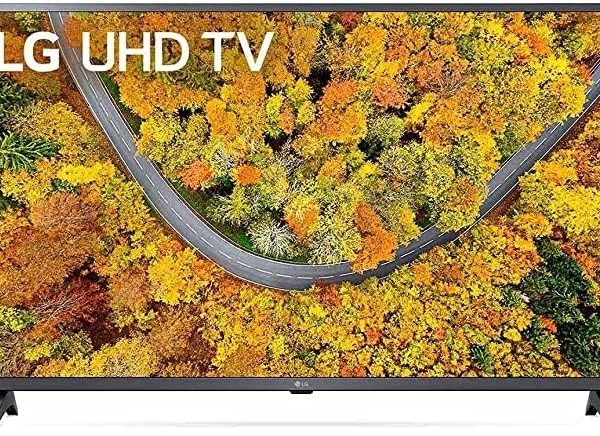 تلفزيون ذكي بتصميم شاشة سينما UHD 4 كيه معالج ايه 5 الجيل الخامس بتقنية الذكاء الاصطناعي من ال جي، مقاس 50 بوصة، ألوان متعددة
