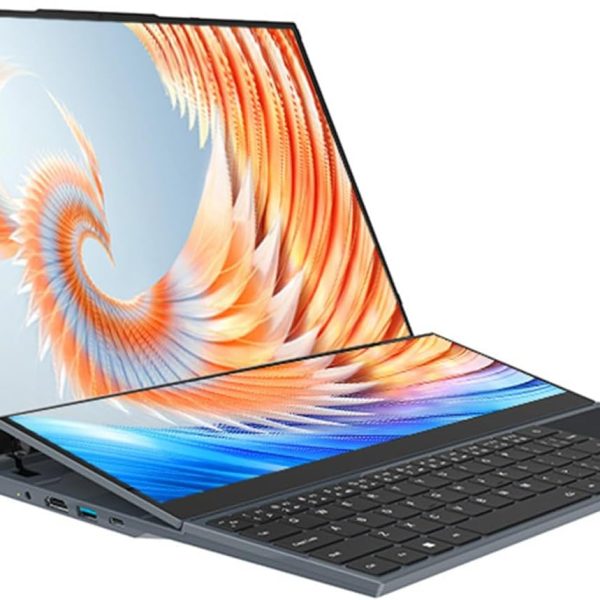 FaYkes Dual-Screen 16" and 14" Touchable Design High-End Business Gaming Office Thin and Light Portable Laptop,1T