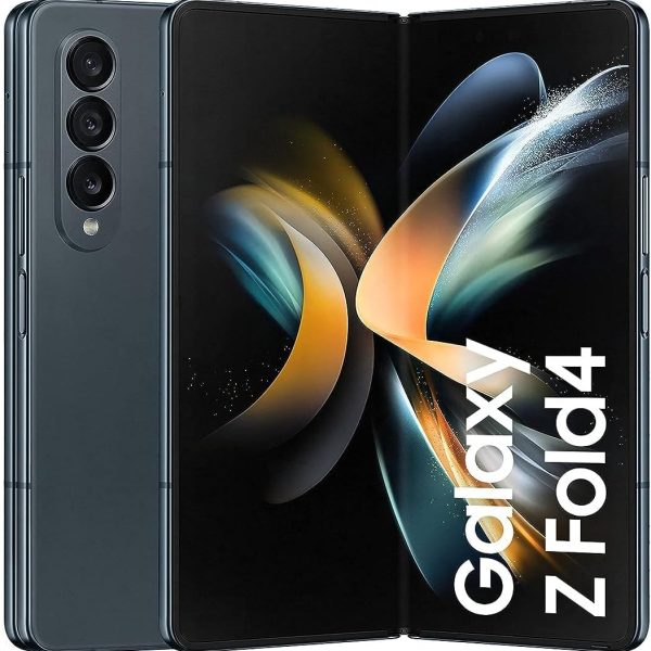 Samsung Galaxy Z Fold4 Dual SIM 5G Mobile Phone Android Folding Smartphone 256GB, Graygreen (KSA Version)