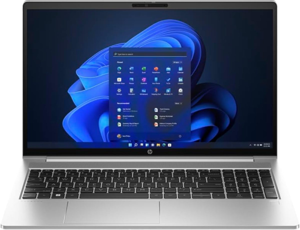 HP لابتوب بروبوك 450 G10 للاعمال (15.6 انش FHD، انتل i5-1335U 10-كور (> i7-1255U)، 32GB RAM، 2TB NVME SSD) كاميرا ويب، ايثرنت، واي فاي 6E، اف بي ار، ويندوز 11 برو، بلوتوث ماوس + مكبرات صوت، قاعدة