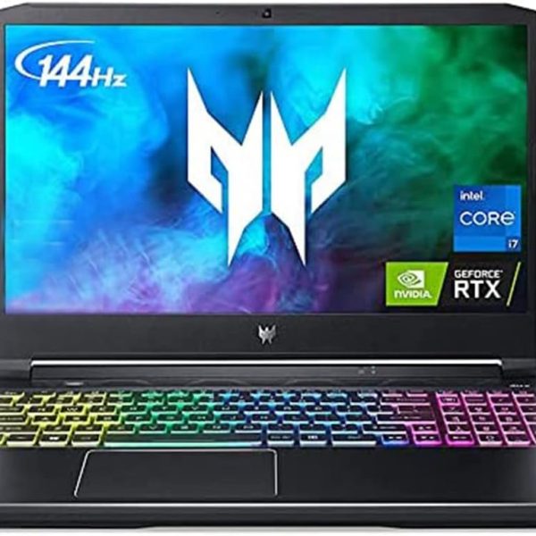 لابتوب ايسر بريداتور هيليوس 300 للالعاب 4.6GHZ، انتل i7-11800H، 8 نواة، 15.6 انش FHD، IPS 144hz، انفيديا جيفورس RTX 3060 6GB، واي فاي، ثاندربولت 4، لوحة مفاتيح RGB، ويندوز 10 (32GB RAM/ SSD PCIe 2TB)
