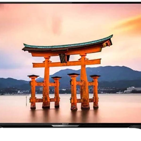 شارب تلفزيون ذكي 50 بوصة بدقة 4 كيه اتش دي ار اندرويد سليم ليد - 4t-c50bk1x، أسود