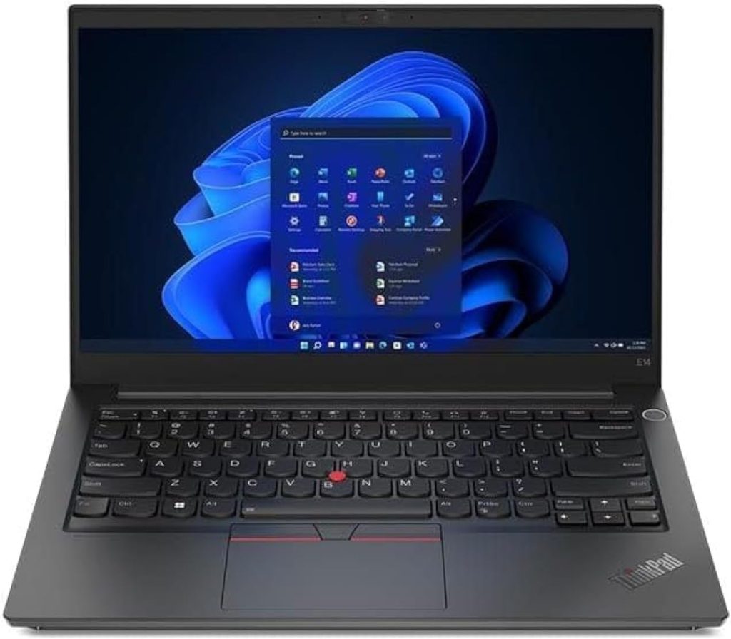 لينوفو ثينك باد E14 الجيل الرابع انتل كور i5-1235U ذاكرة رام 8 جيجابايت هارد SSD 512 شاشة FHD 14 بوصة كيبورد عربي بدون اضاءة خلفية دوس اسود DOS
