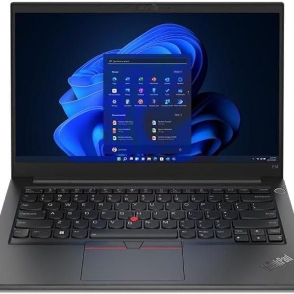 لينوفو ثينك باد E14 الجيل الرابع انتل كور i5-1235U ذاكرة رام 8 جيجابايت هارد SSD 512 شاشة FHD 14 بوصة كيبورد عربي بدون اضاءة خلفية دوس اسود DOS